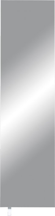 Spiegeloberfläche eines Drehschuhschranks, Frontalansicht