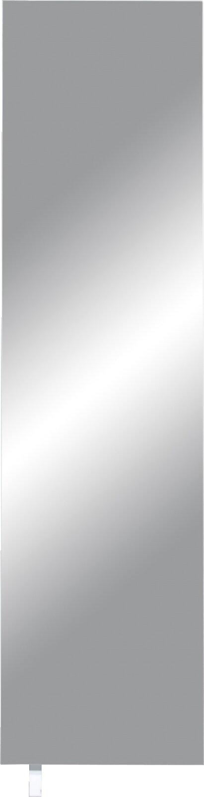 Spiegeloberfläche eines Drehschuhschranks, Frontalansicht