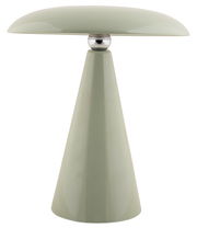 LED Akku Tischleuchte in modernem Design, seitliche Perspektive