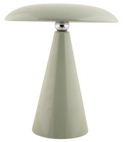 LED Akku Tischleuchte in modernem Design, seitliche Perspektive