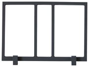 Metallrahmen für Rückenlehne mit Kissen, Vorderansicht