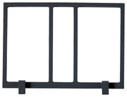 Metallrahmen für Rückenlehne mit Kissen, Vorderansicht