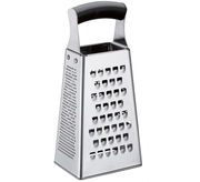 Vierkantreibe aus Edelstahl mit schwarzem Griff, seitliche Perspektive