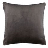 Graue Kissenhülle 50x50cm in Frontalansicht