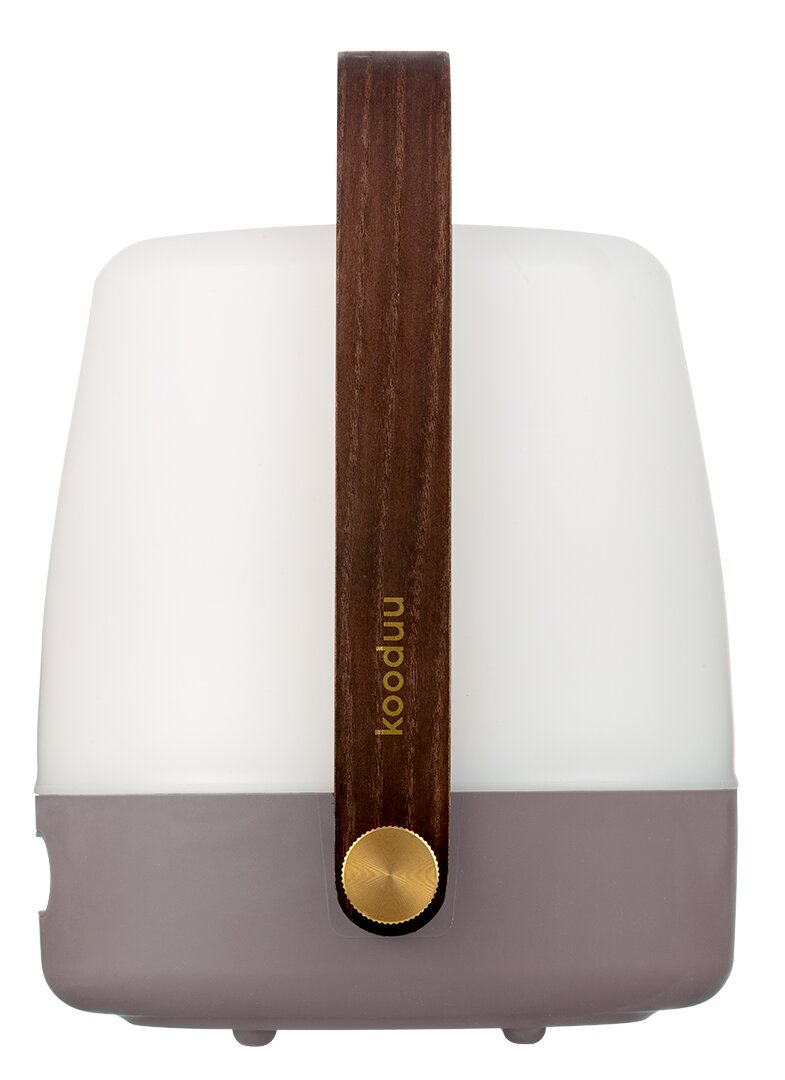 Kooduu LED-Lampe LITE-UP 2.0 mit Holzgriff, Vorderansicht