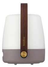 Kooduu LED-Lampe LITE-UP 2.0 mit Holzgriff, Vorderansicht