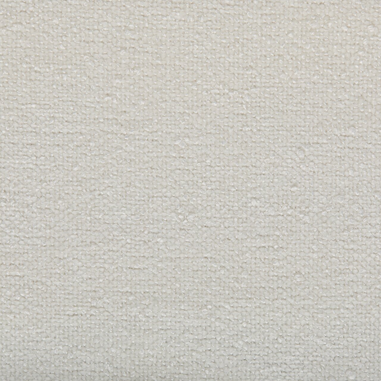 Nahaufnahme eines cremefarbenen, strukturierten Stoffes, verwendet für ein Boxbett.