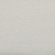 Nahaufnahme eines cremefarbenen, strukturierten Stoffes, verwendet für ein Boxbett.