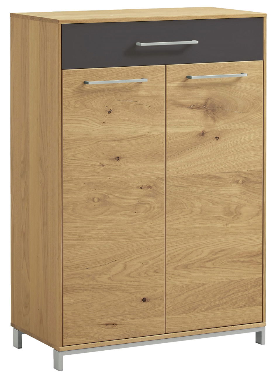 VOSS Kommode VEDO Kommode aus Holz mit zwei Türen und einer Schublade, Frontansicht