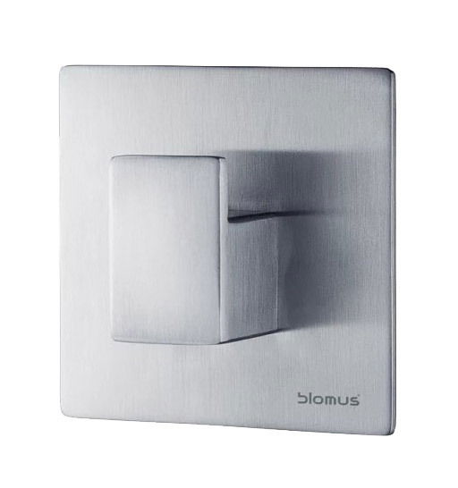 blomus Wandhaken Moderner Wandhaken aus gebürstetem Edelstahl, seitliche Perspektive