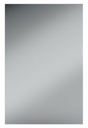 Quadratischer Spiegel in Frontalansicht mit leichtem Farbverlauf.