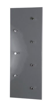 Garderobenleiste mit sechs Haken, seitliche Perspektive