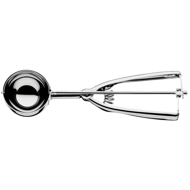 Eisportionierer GOURMET aus Edelstahl, seitliche Ansicht