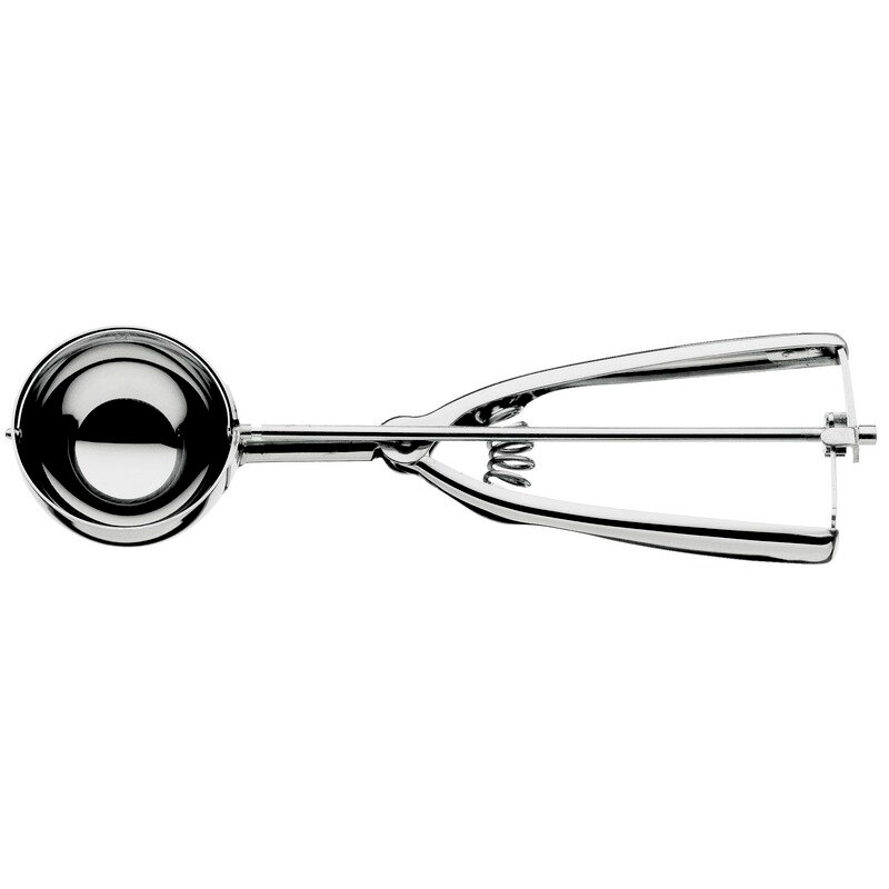 Eisportionierer GOURMET aus Edelstahl, seitliche Ansicht