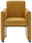 Musterring Sessel MR 2050 Gelber Sessel aus Leder, Vorderansicht