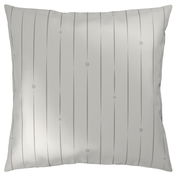 Kissenbezug mit vertikalen Streifen und dezentem Muster, Vorderansicht