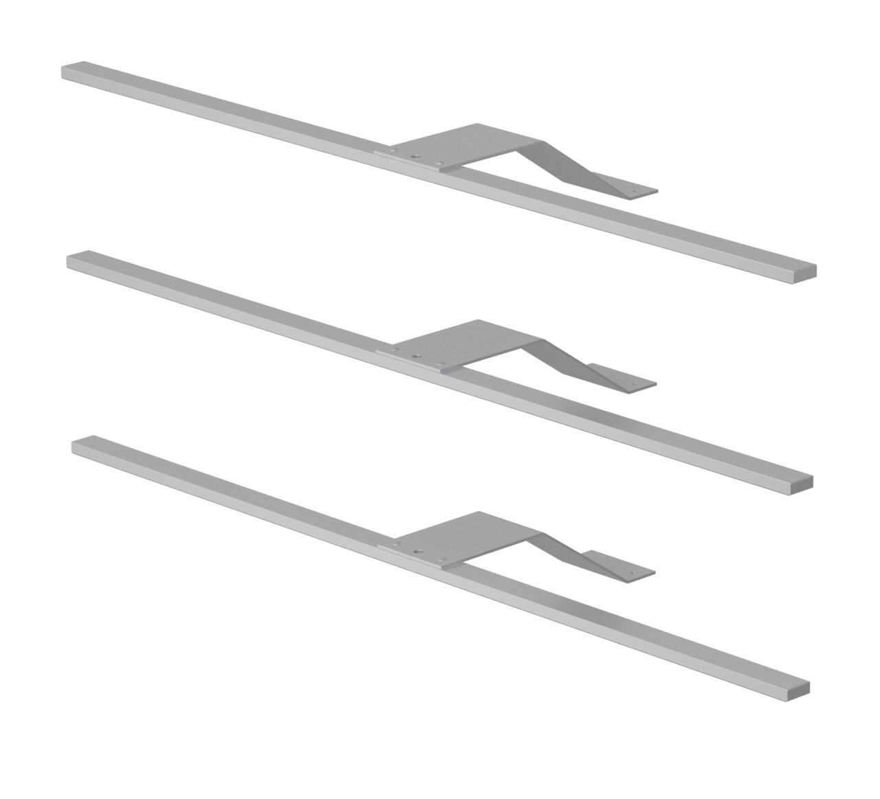 Jutzler Außenbeleuchtung 3er Set JUTZLER Dreiteiliges Set von Außenbeleuchtungselementen in seitlicher Perspektive