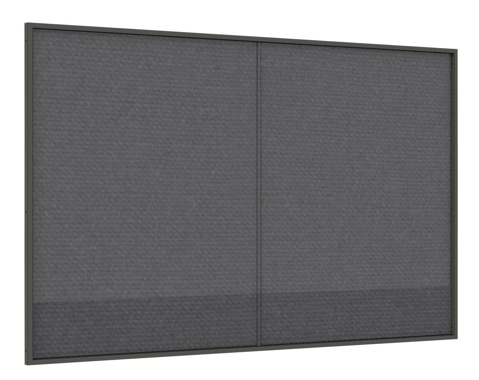 Grauer Sichtschutz Ranotex in Frontalansicht