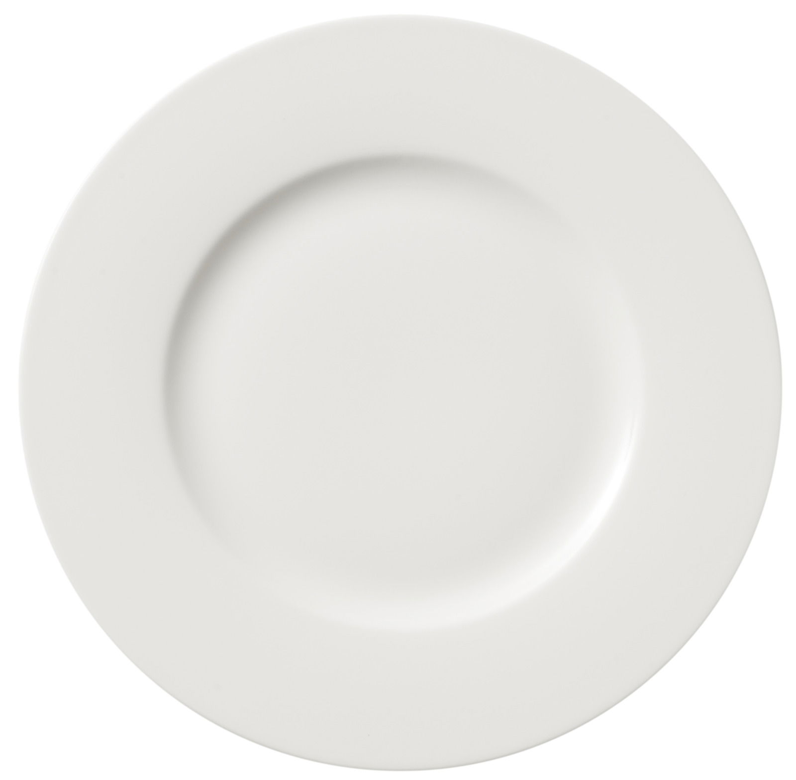 Villeroy & Boch Frühstücksteller BASIC WHITE Weißer Frühstücksteller aus der Vogelperspektive