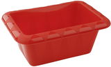 Rote Silikon-Kastenform 18cm FlexxL, schräg von oben fotografiert