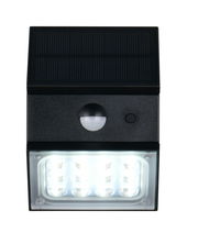 LED-Solar-Außenwandleuchte mit Bewegungsmelder, Frontalansicht