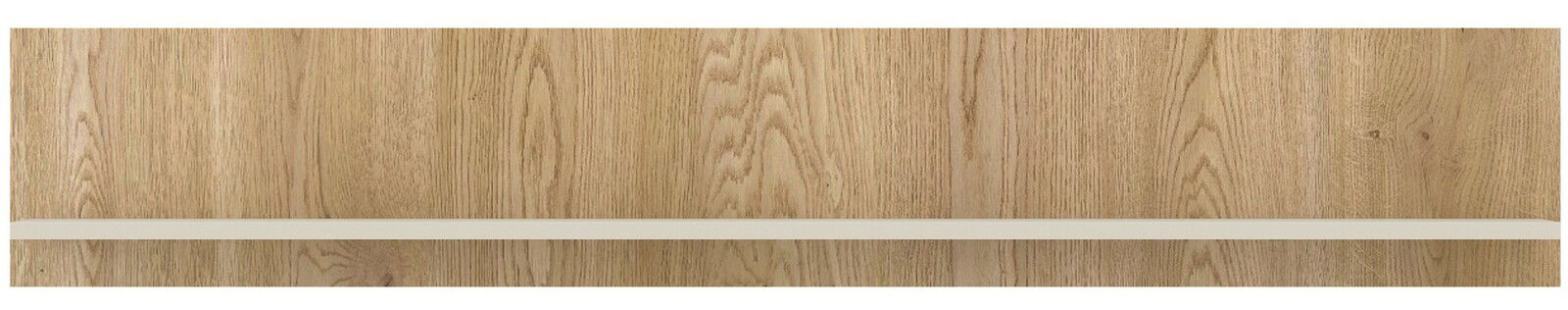 Wandboard aus Holz mit einer Ablage, frontale Ansicht