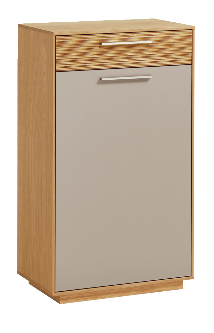 VOSS Schuhkommode LOVENO Schuhkommode aus Holz mit einer Schublade und einer Tür, frontal fotografiert