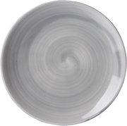 Grauer Beilagenteller 15 cm, Draufsicht