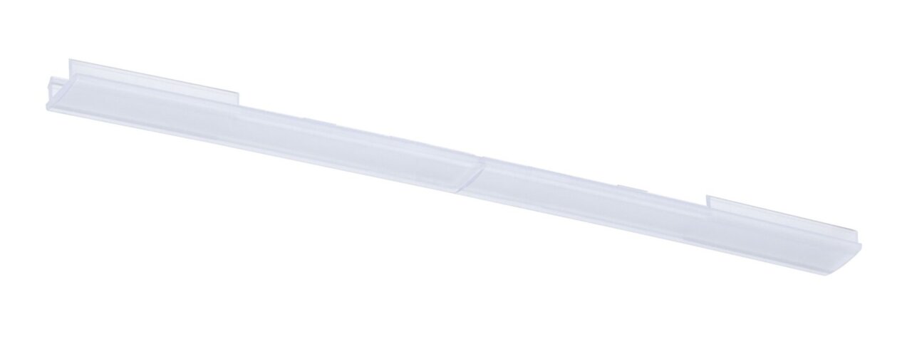 Transparenter CoverConnector aus Kunststoff, seitliche Perspektive