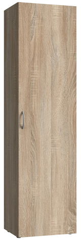 Mehrzweckschrank in Holzoptik, seitliche Perspektive