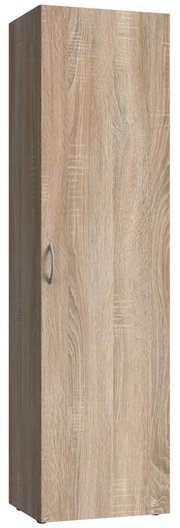 Mehrzweckschrank in Holzoptik, seitliche Perspektive