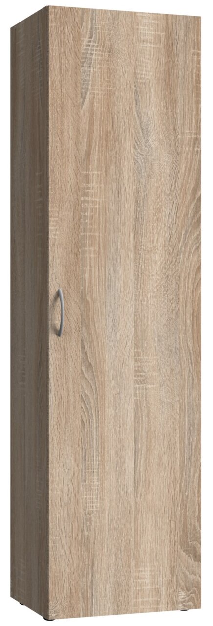 Mehrzweckschrank in Holzoptik, seitliche Perspektive