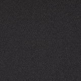 Nahaufnahme eines schwarzen Stoffes, möglicherweise Bezugsmaterial für einen Chefsessel.