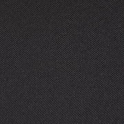 Nahaufnahme eines schwarzen Stoffes, möglicherweise Bezugsmaterial für einen Chefsessel.