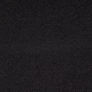 Close-up van een zwarte stof, mogelijk bekledingsstof voor een directiestoel.