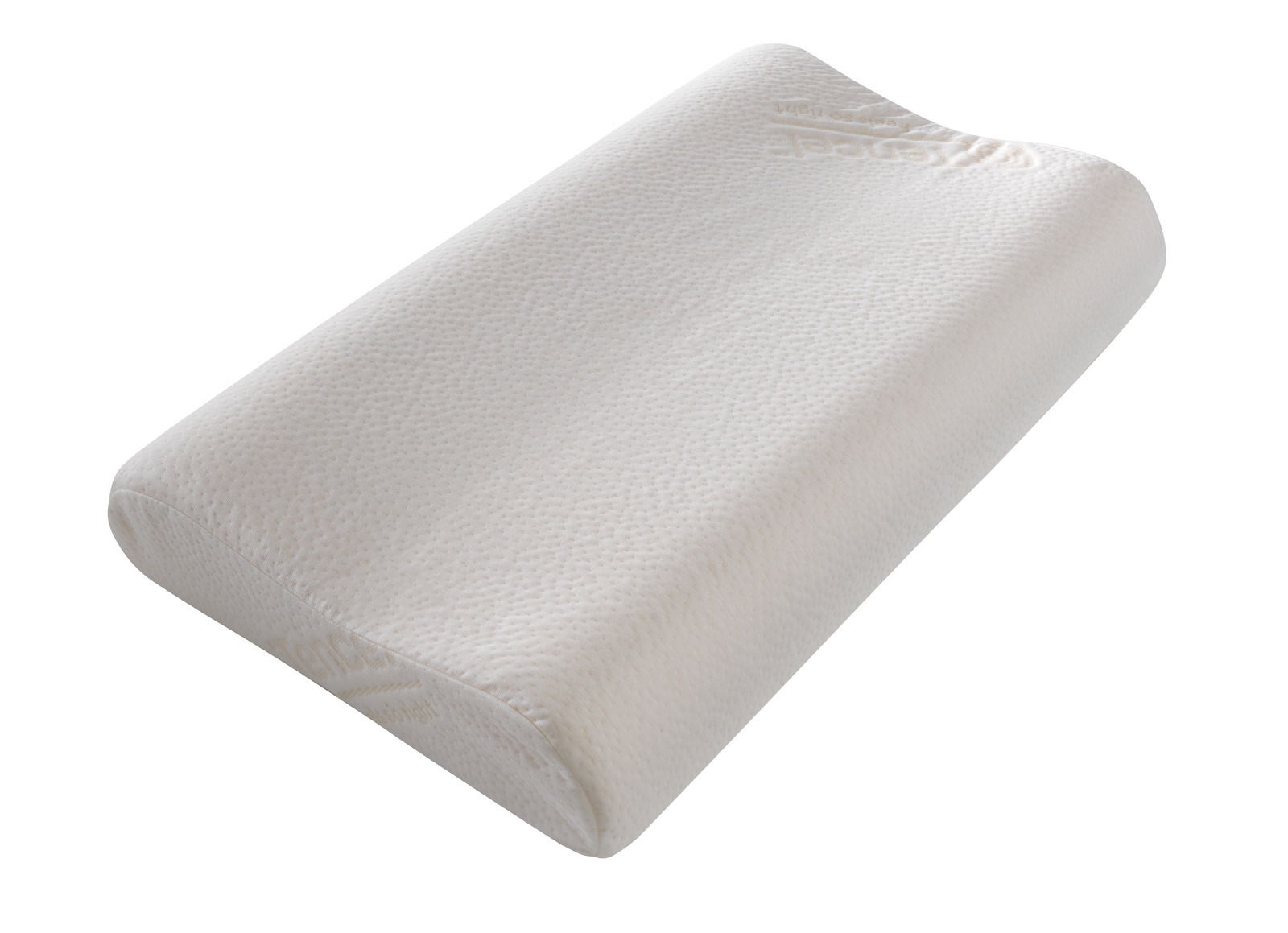 Dieter Knoll Schlafkissen OPTIFLOW HYGIENIC FIT Orthopädisches Schlafkissen in Seitenansicht, ergonomisch geformt und mit weichem, strukturiertem Bezug.