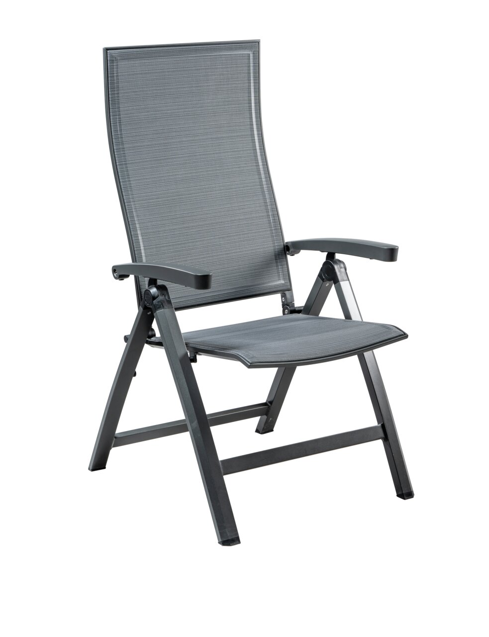 Stern Klappsessel KARI Grauer Klappsessel Stern KARI, seitliche Perspektive