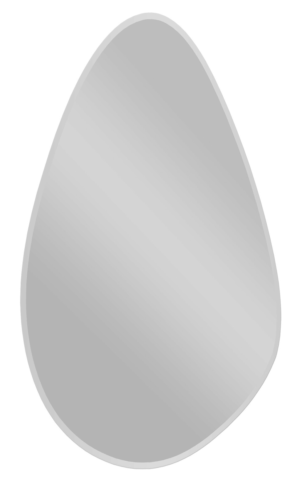 Carryhome Facettenspiegel BELLA Facettenspiegel in Tropfenform, Ansicht von vorne