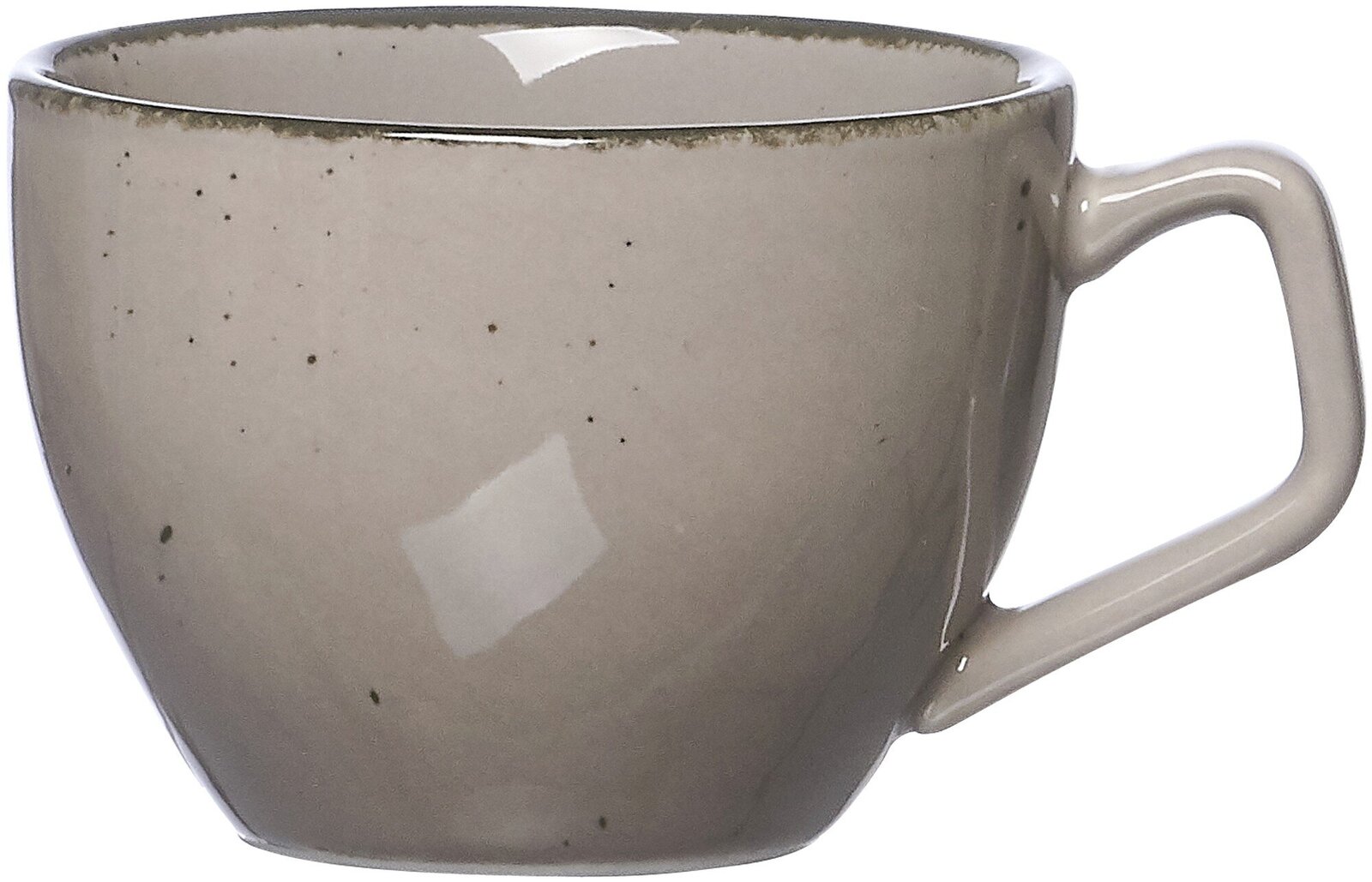 Graue Espressotasse Casa 80ml von Ritzenhoff & Breker, seitliche Perspektive