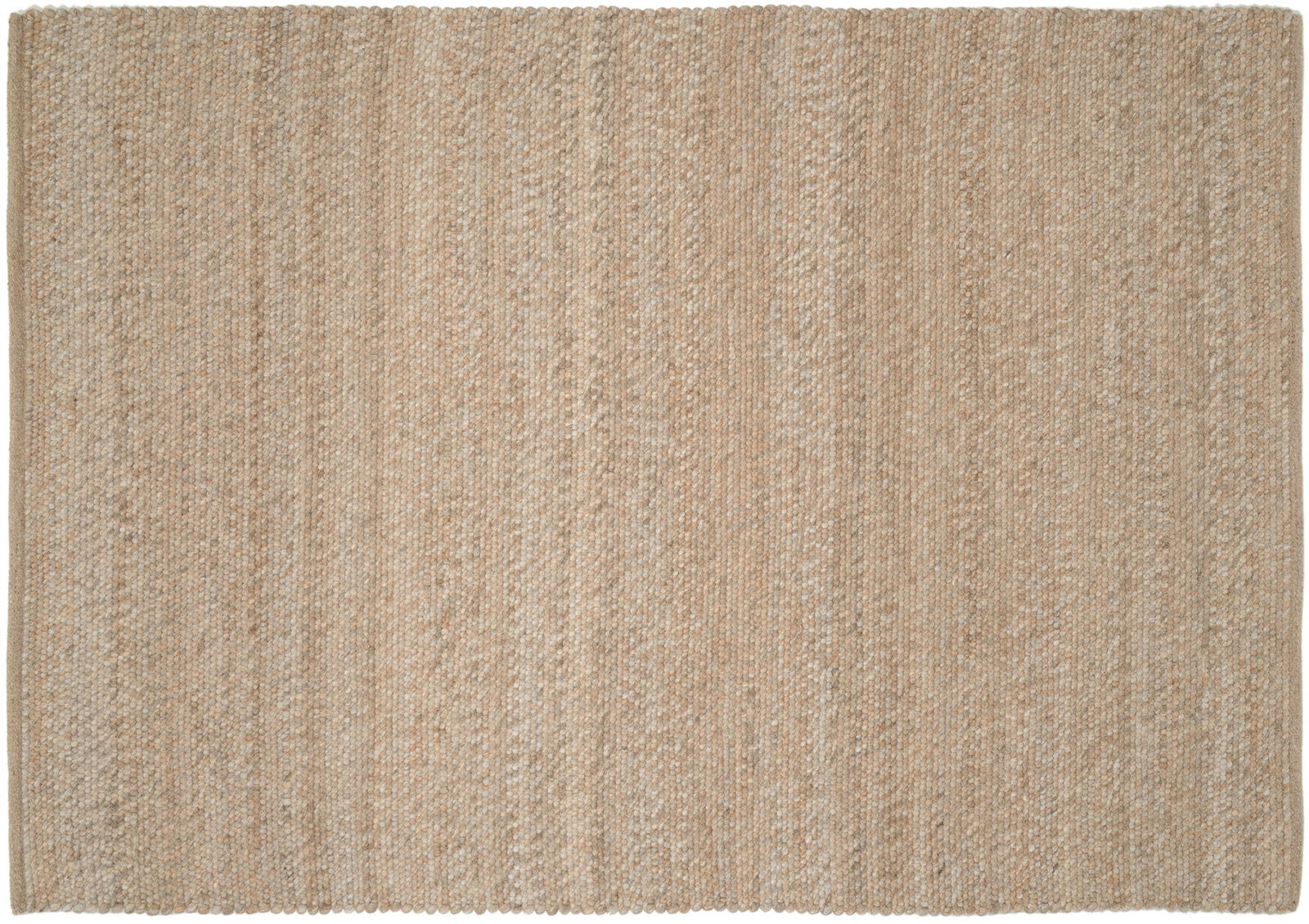 OCI Handweb Teppich FAVORIT Handgewebter Teppich in Beige aus der Vogelperspektive