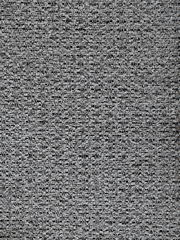 Nahaufnahme eines grauen Stoffmusters, das für einen Armlehnstuhl verwendet wird