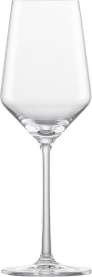 Elegantes Rieslingglas Pure in Frontalansicht, ideal für Weißwein.