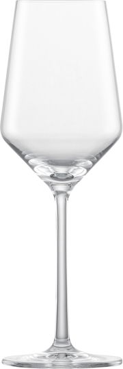 Elegantes Rieslingglas Pure in Frontalansicht, ideal für Weißwein.