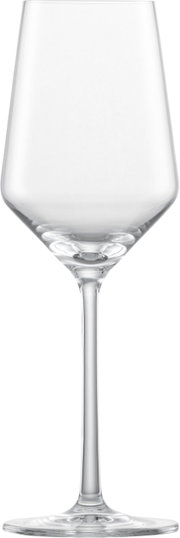 Het elegante Rieslingglas Pure in vooraanzicht, ideaal voor witte wijn.