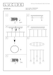 Lucide LED-Hängeleuchte GISELA
