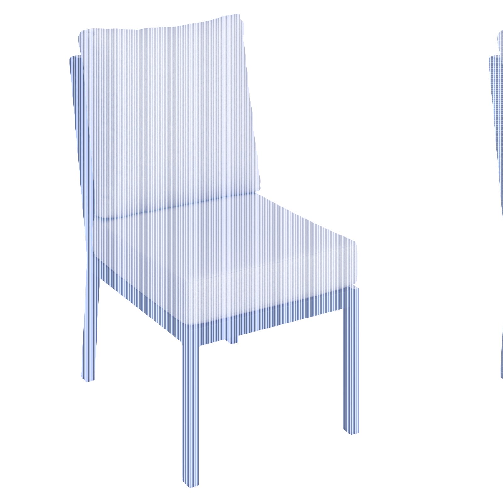 Amatio Lounge-Mittelteil ZAMORA Lounge-Mittelteil mit grauem Kissen, seitliche Perspektive