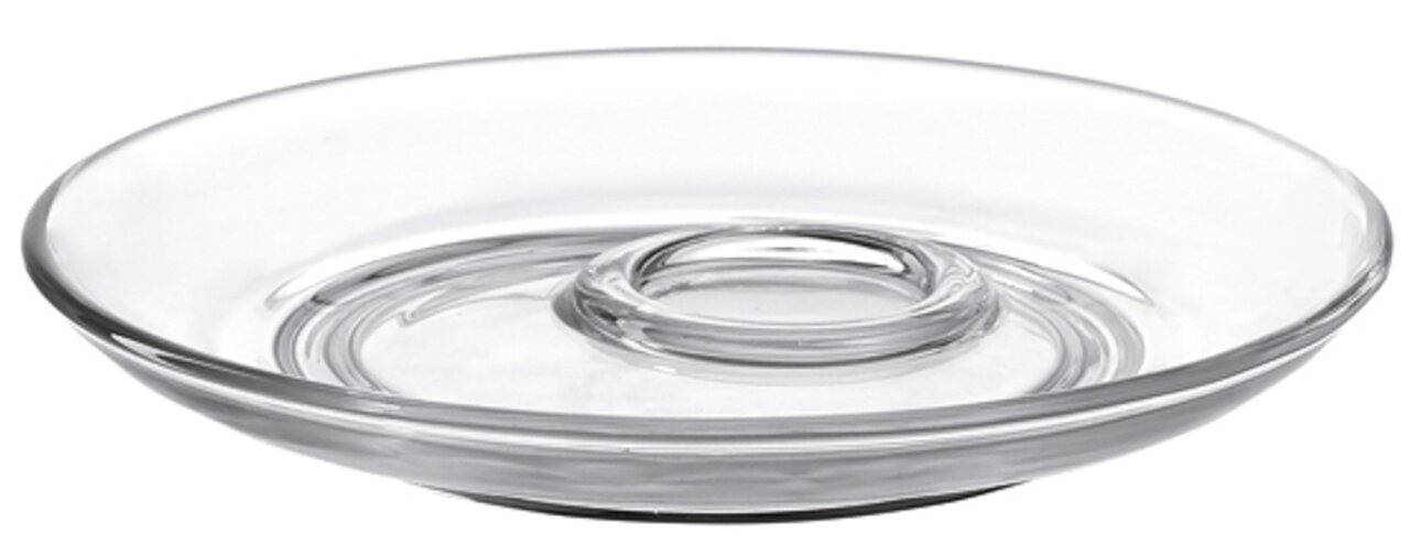 Leonardo Untertasse Senso 14,5cm SENSO Glasuntertasse Senso 14,5 cm, seitliche Perspektive