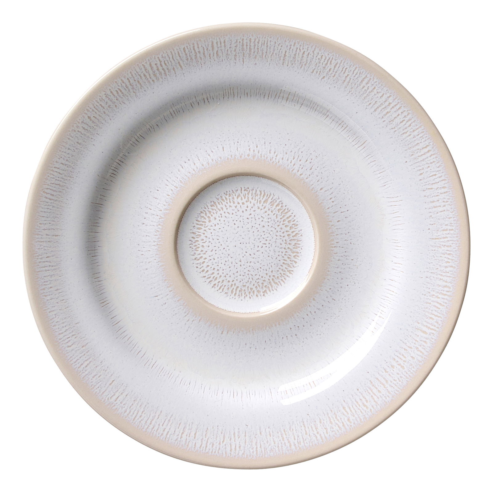 Beige Untertasse Laredo 15,5 cm, Draufsicht