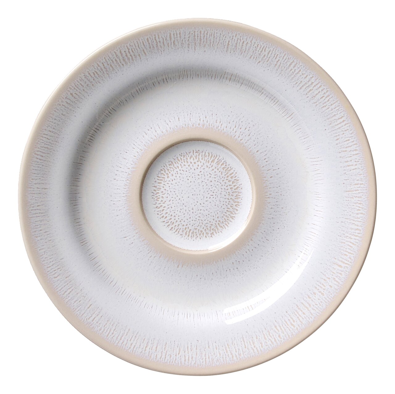 Beige Untertasse Laredo 15,5 cm, Draufsicht