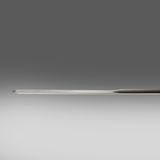 Moderne Pendelleuchte PURE Surface in seitlicher Perspektive, schlankes und minimalistisches Design in Metalloptik.